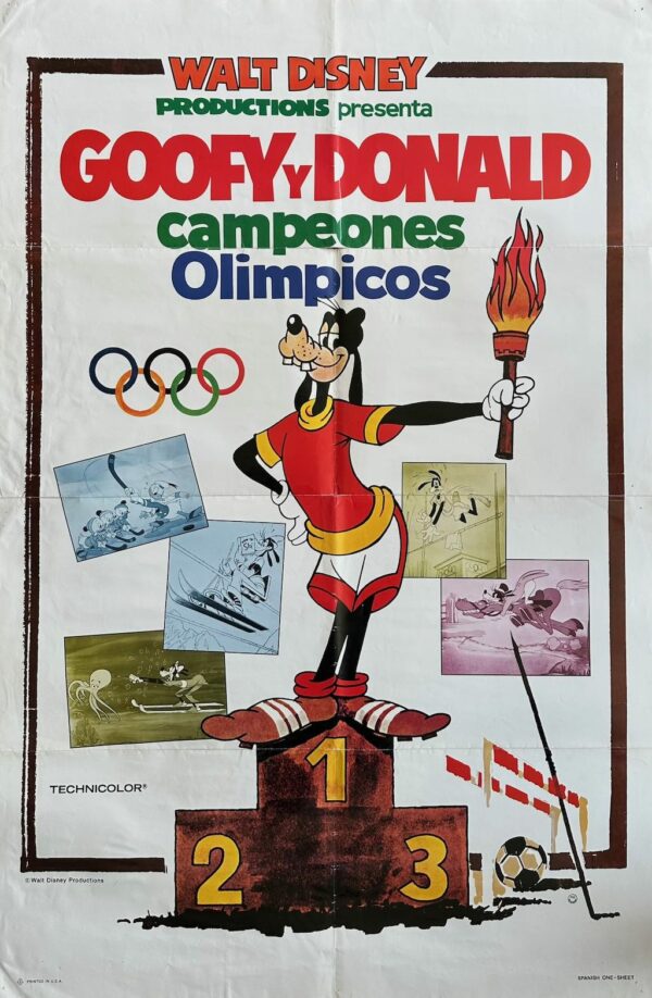 GOOFY Y DONALD CAMPEONES OLÍMPICOS